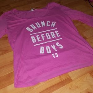 Victoria's Secret pink shirt